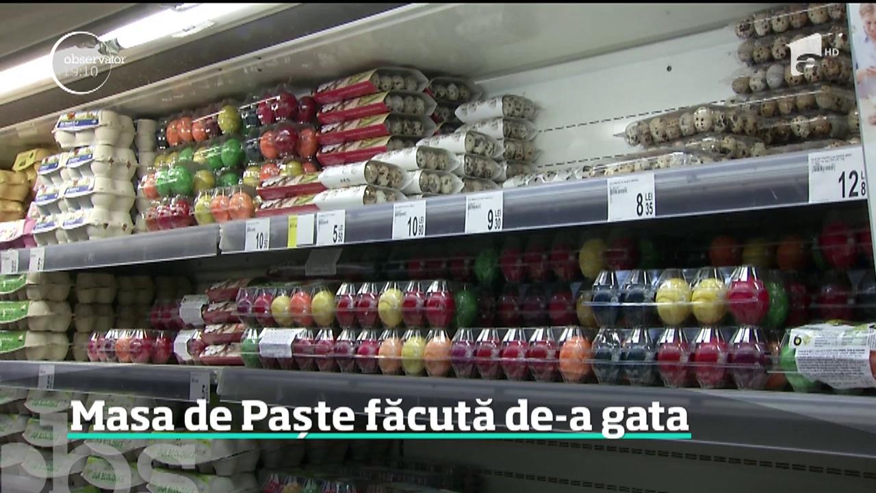 Firmele de catering primesc comenzi la foc continuu pentru masa de Paşte