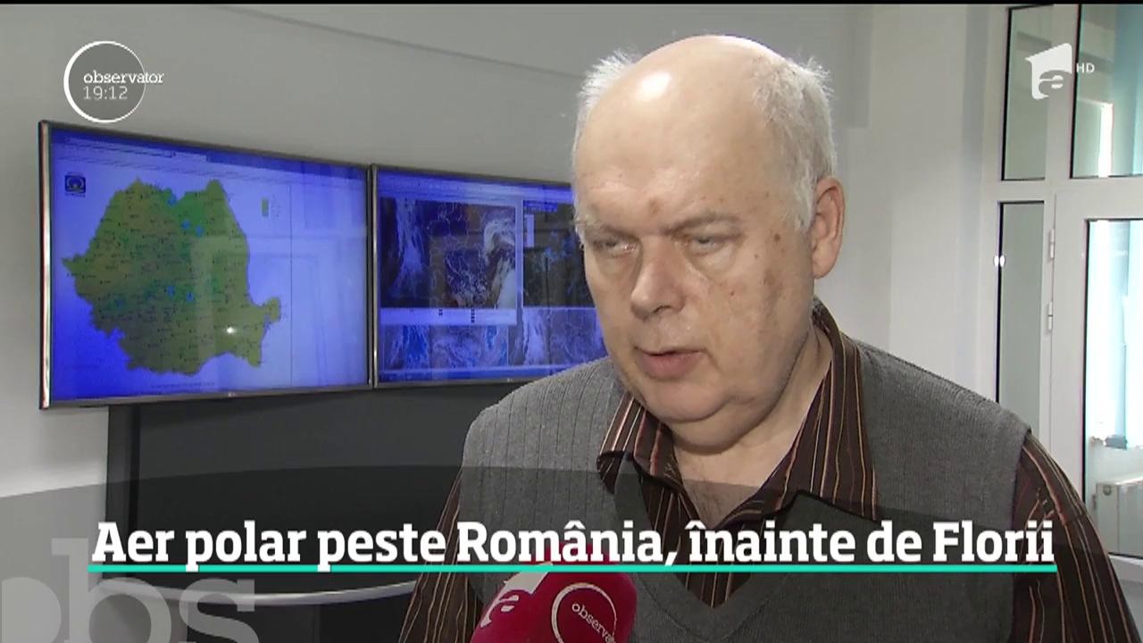 Aer polar peste Rom&acirc;nia, &icirc;nainte de Florii. Cum va fi vremea de Paşte