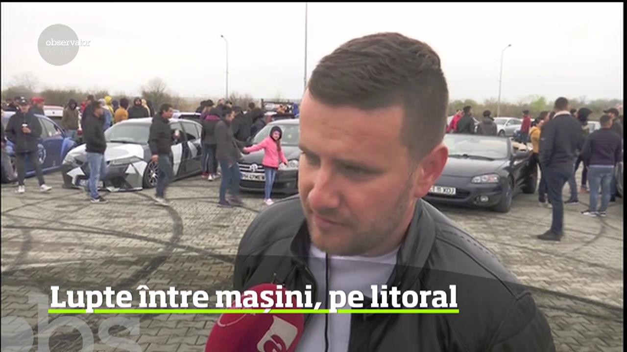 Lupte &icirc;ntre mașini, pe litoral