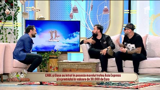 CRBL și Oase, c&acirc;știgătorii Asia Express 2: "Daca te duci la indieni şi ripostezi cu agresiune eşti linşat instant!"