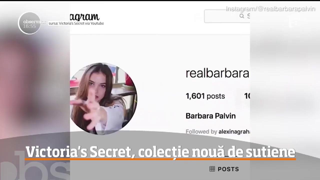 Victoria's Secret, colecţie nouă de sutiene cu modelul Barbara Palvin