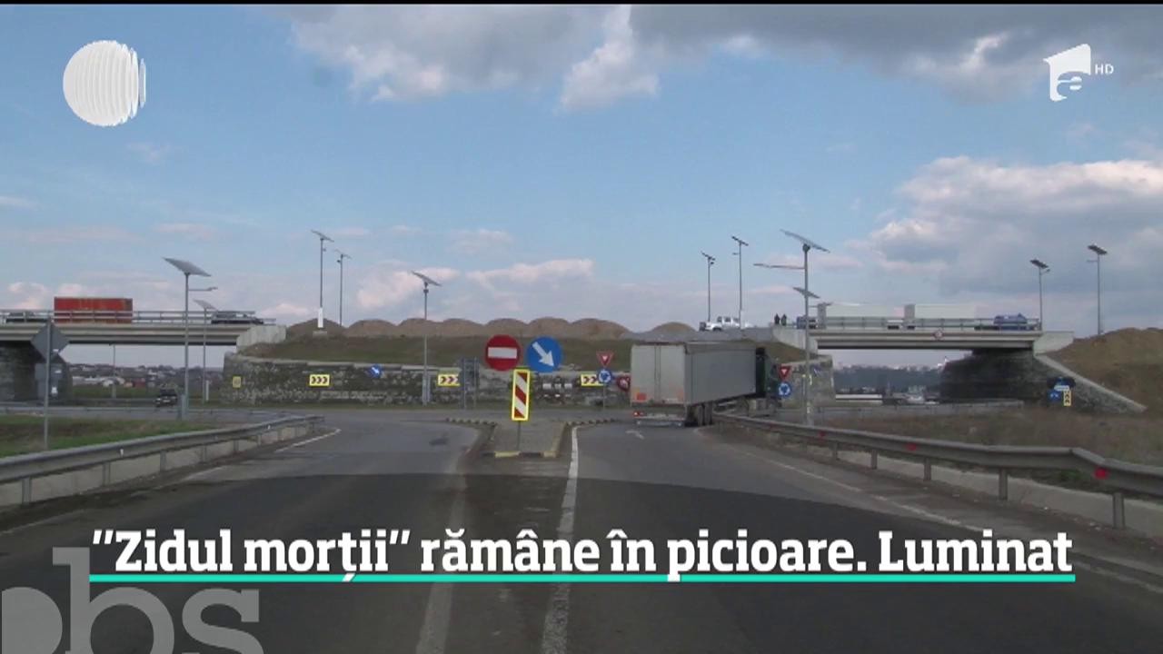 "Zidul morţii" de pe centura Sucevei răm&acirc;ne &icirc;n picioare