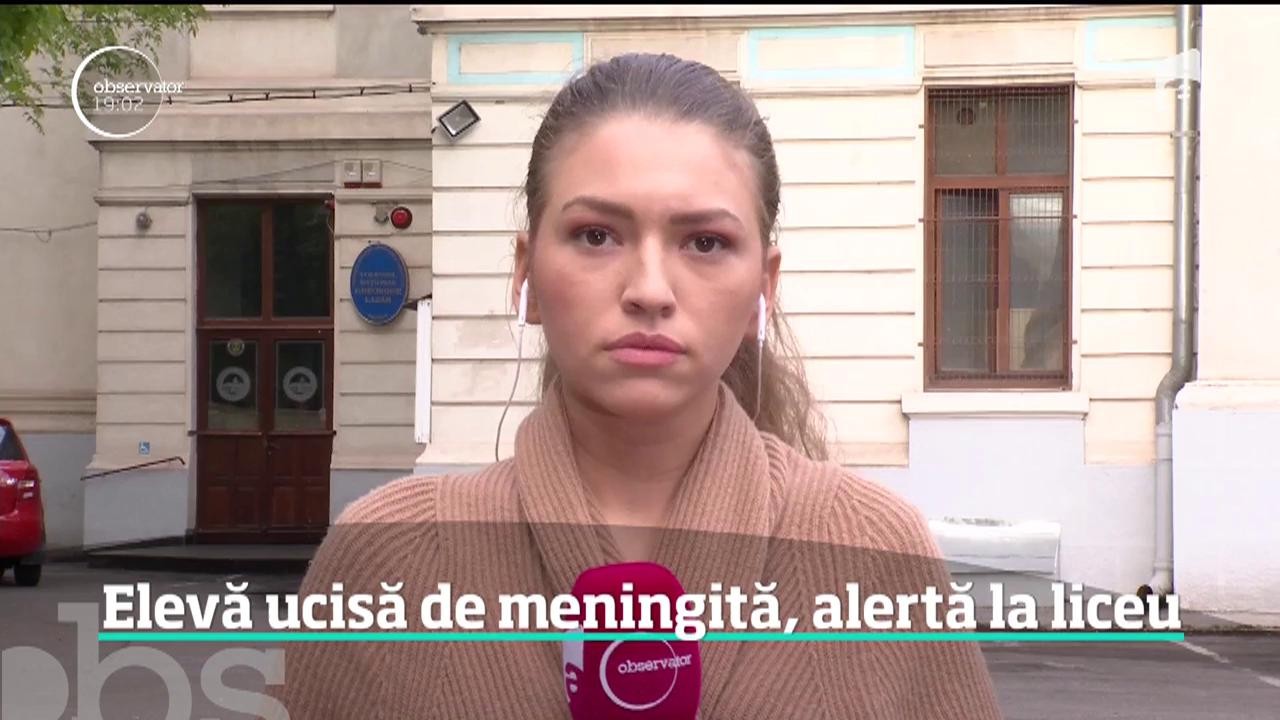 O elevă de la Colegiul Gheorghe Lazăr a murit de meningită!