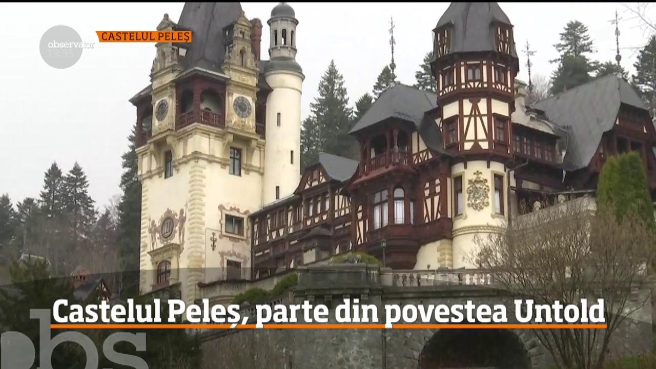 Castelul Peleș va fi pentru c&acirc;teva ore parte din povestea UNTOLD