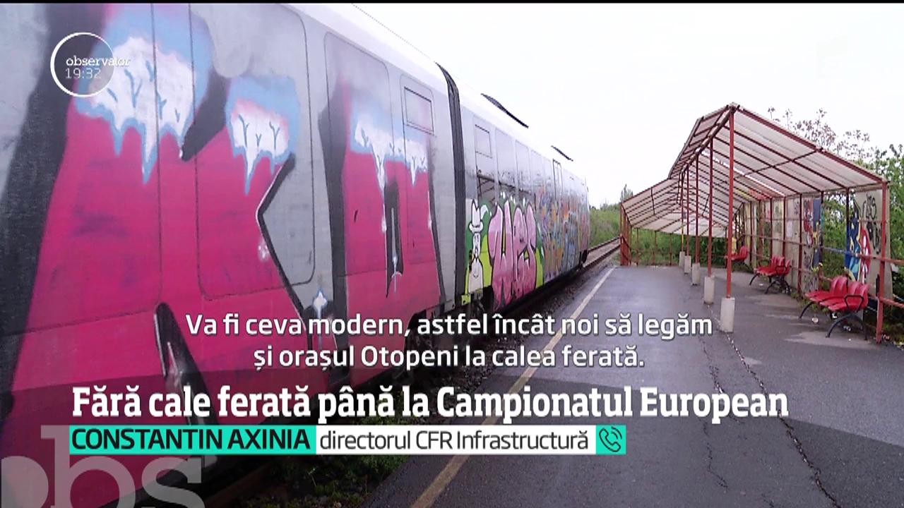 Fără cale ferată la Campionatul European de Fotbal din 2020 &icirc;ntre Aeroportul Otopeni şi Bucureşti