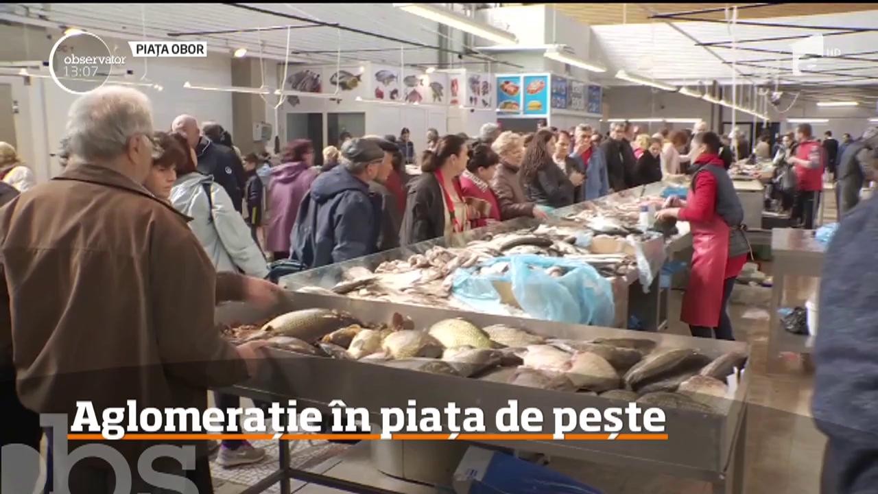 Aglomerație &icirc;n cea mai mare piață de pește din Capitală. care sunt preţurile, dar mai ales la ce trebuie să fiţi atenţi c&acirc;nd vreţi să cumpăraţi