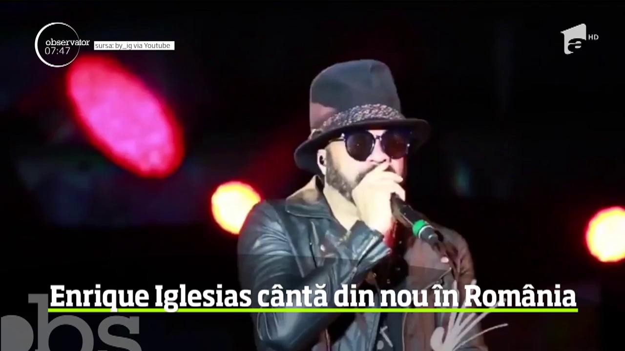 Enrique Iglesias c&acirc;ntă din nou &icirc;n Rom&acirc;nia, la Cluj-Napoca
