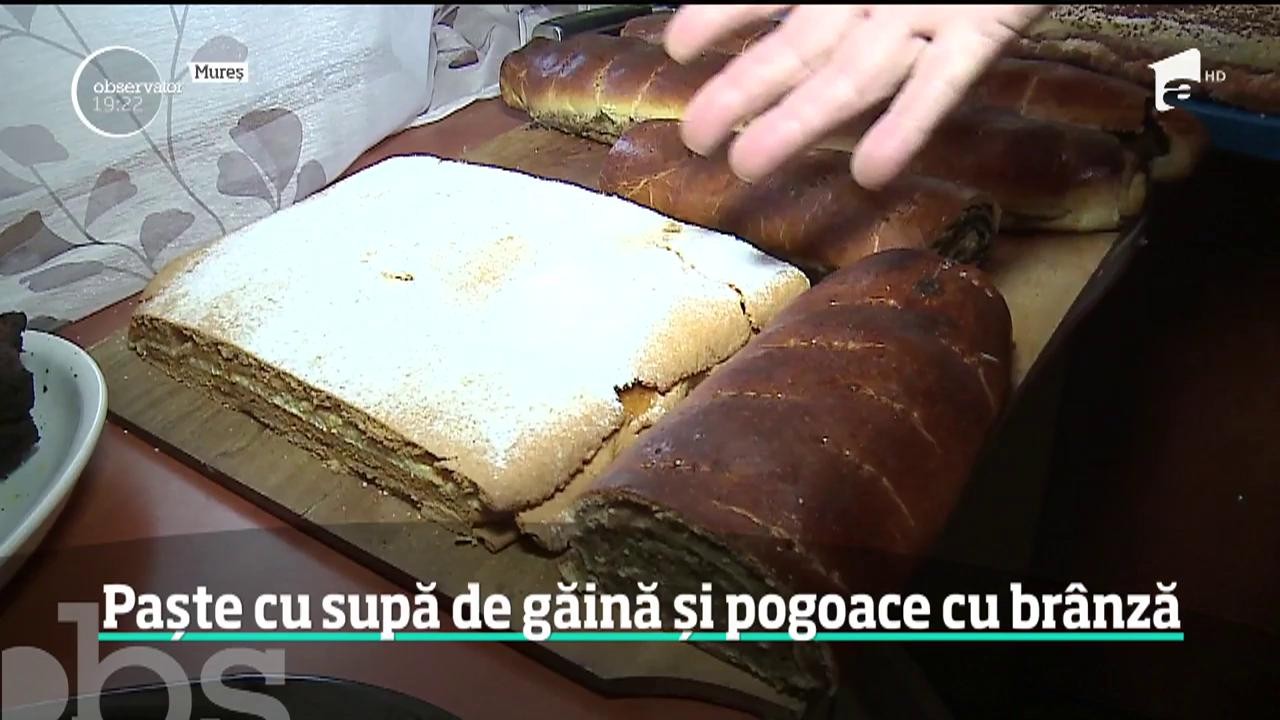 Forfotă mare &icirc;n bucătăriile catolicilor. Paște cu supă de găină și pogoace cu br&acirc;nză