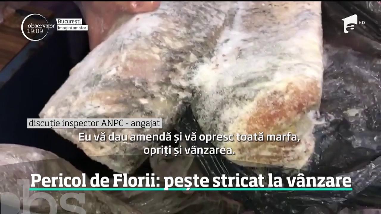 Pericol de Florii: pește stricat la v&acirc;nzare! Tone de macrou, hering, cod sau crap au fost retrase de la rafturi
