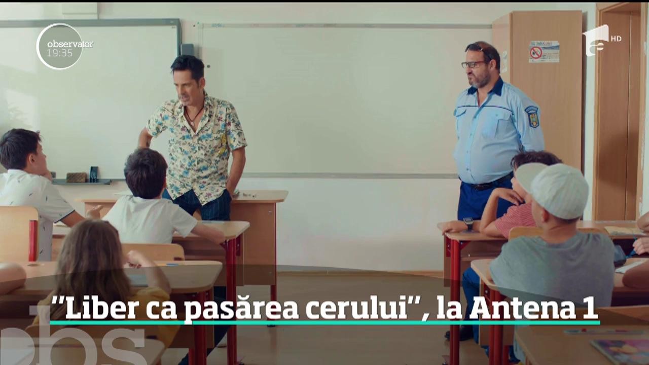 &Icirc;ncepe serialul de comedie Liber ca pasărea cerului. Ştefan Bănică Jr şi Marius Florea Vizante, &icirc;n rolurile principale