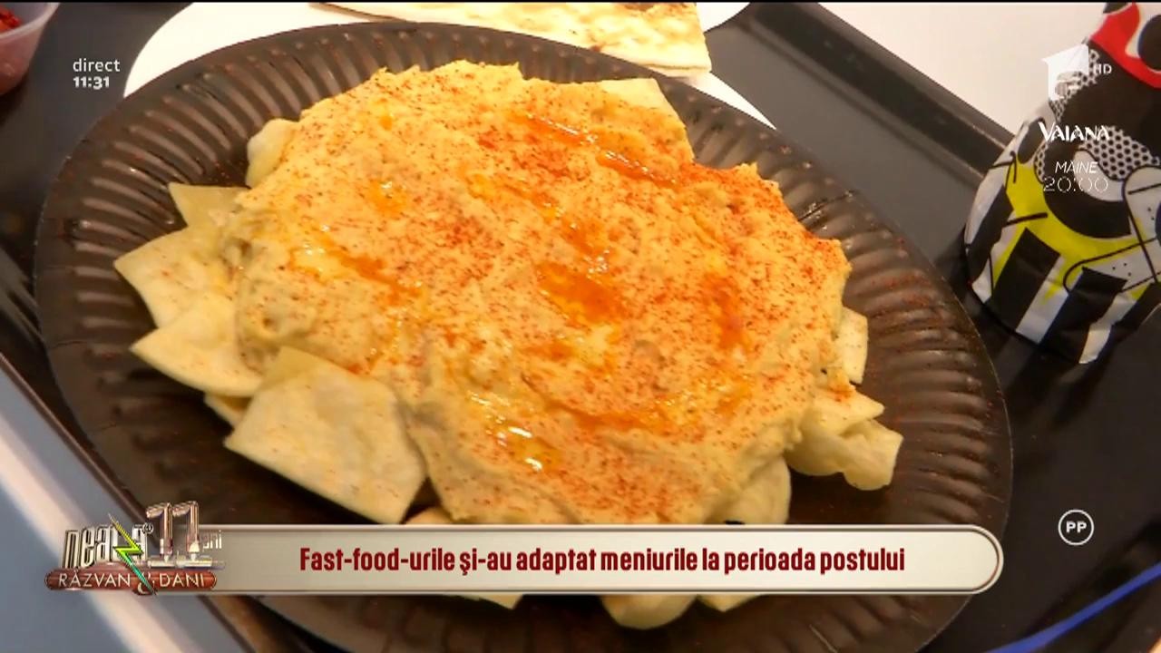 Humusul, falafelul și salatele vegetale, cele mai căutate preparate de post