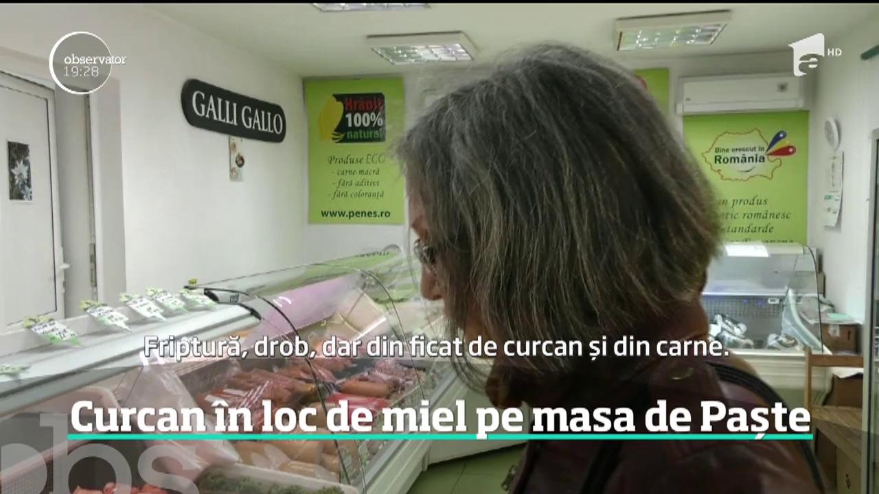 Curcanul este vedetă de Paşte
