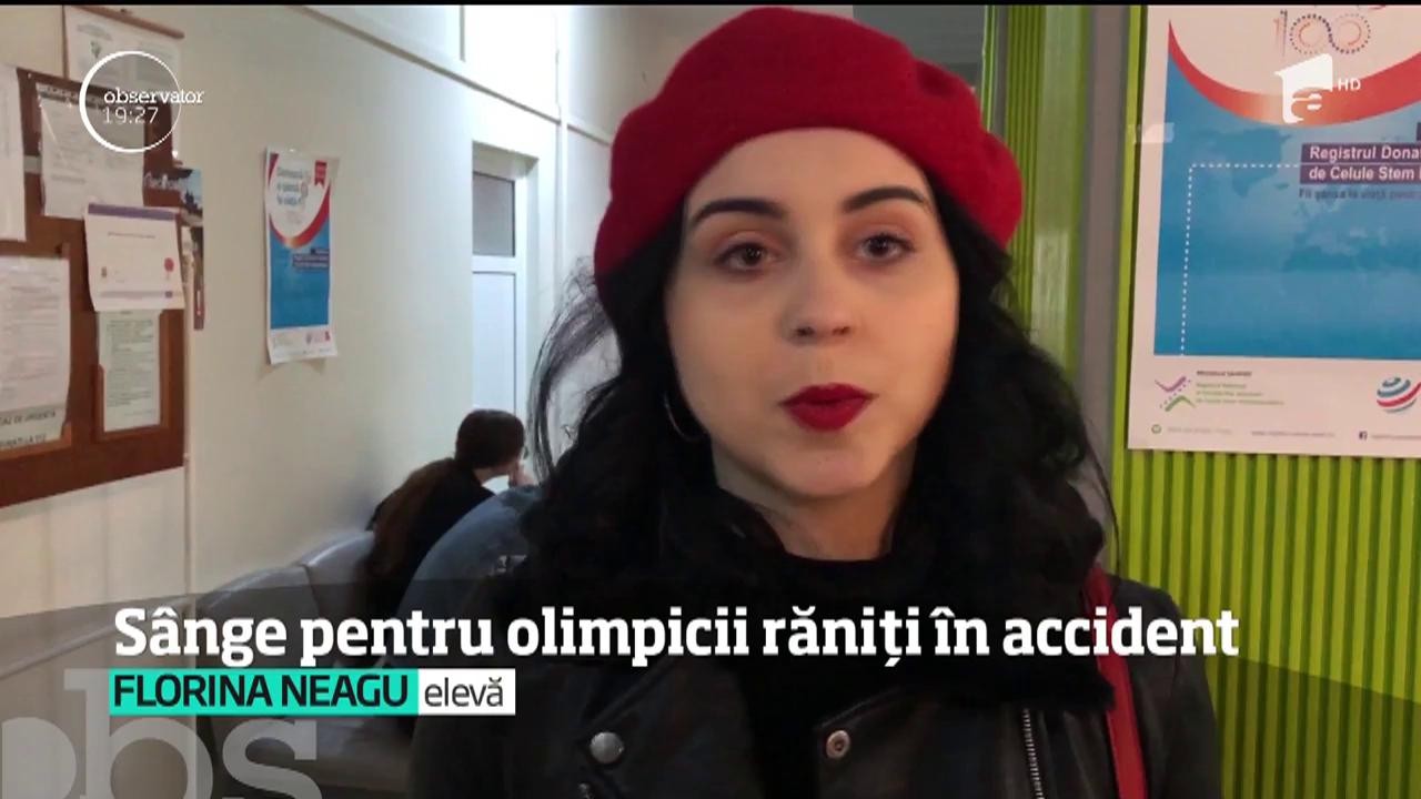 Sute de oameni au donat s&acirc;nge pentru a-i ajuta pe cei nouă elevi olimpici răniţi grav &icirc;ntr-un accident de microbuz