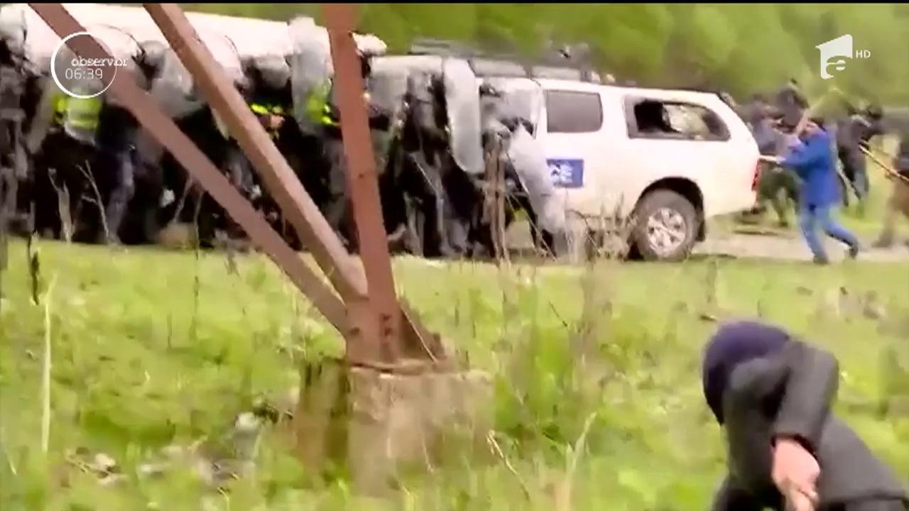 Confruntări violente au avut loc &icirc;n Georgia, &icirc;ntr-o regiune muntoasă ai cărei locuitori protestează faţă de proiectul unei hidrocentrale