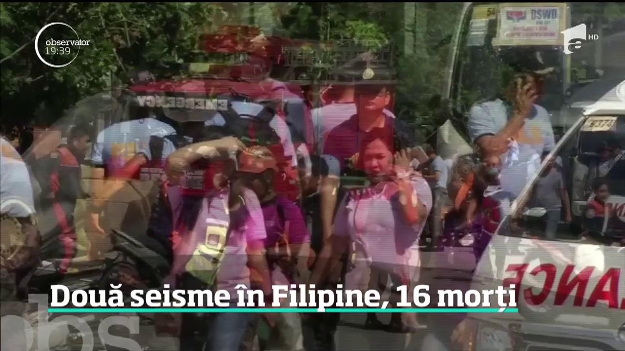 Insula Filipine a fost zguduită de două cutremure de peste şase grade, &icirc;n doar 48 de ore