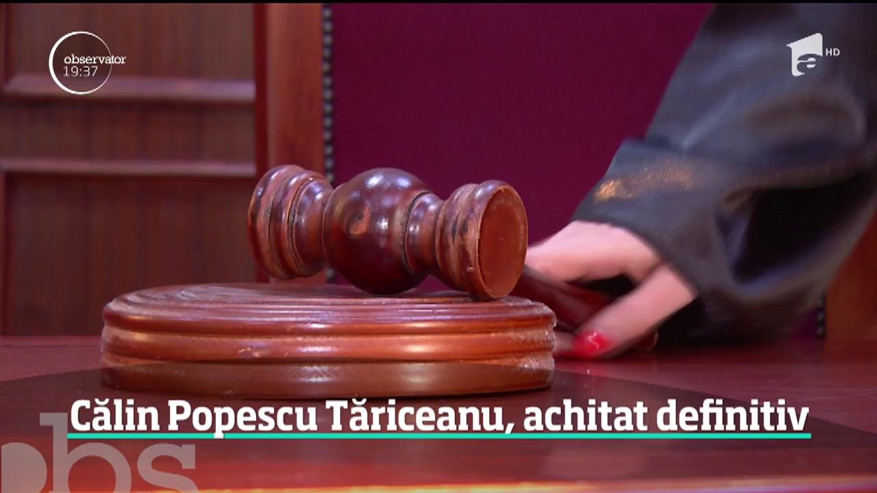 Calin Popescu Tariceanu a fost achitat definitiv &icirc;n dosarul &icirc;n care a fost acuzat de mărturie mincinoasă