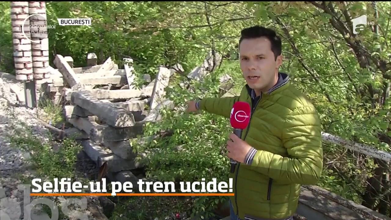 Campanie CFR: Selfie-ul pe tren ucide!