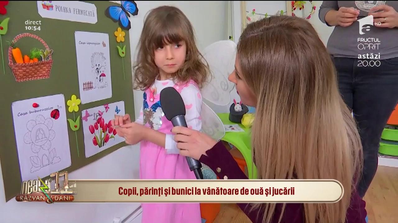 Copii, părinții și bunicii au dat startul la v&acirc;nătoare de ouă și cadouri de Paște