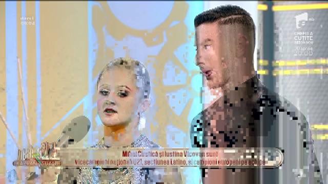 Mihai C&icirc;rstică și Iustina Vicovan, dans senzațional &icirc;n platoul de la Neatza cu Răzvan și Dani