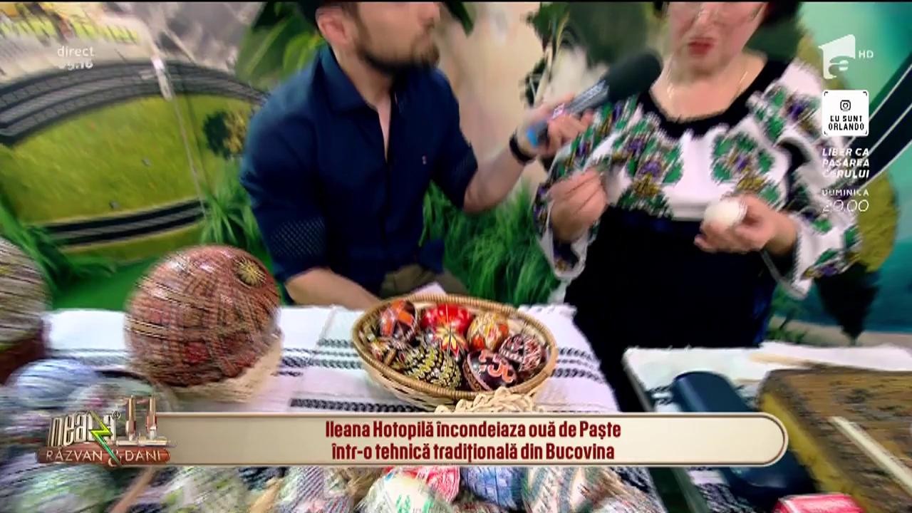 Ileana Hotopilă, meșter și artist popular, &icirc;ncondeiază ouă de Paște &icirc;ntr-o tehnică tradițională din Bucovina: Meseria asta se &icirc;nvață din familie