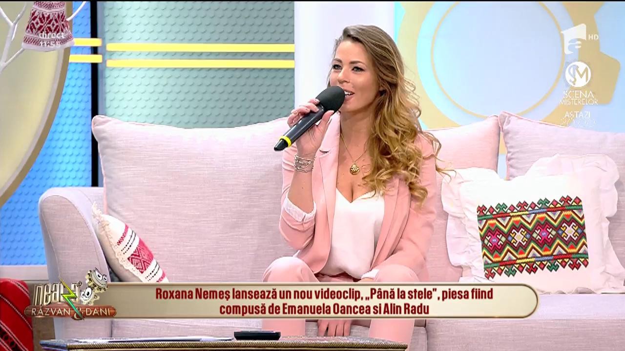 Roxana Nemeș lansează melodie P&acirc;nă la stele. Rolul lui Bogdan Stelea din clipul artistei