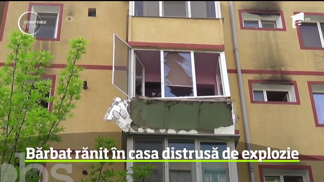 Explozie puternică &icirc;ntr-un bloc din Reşiţa, &icirc;n urma unei acumulări de gaze