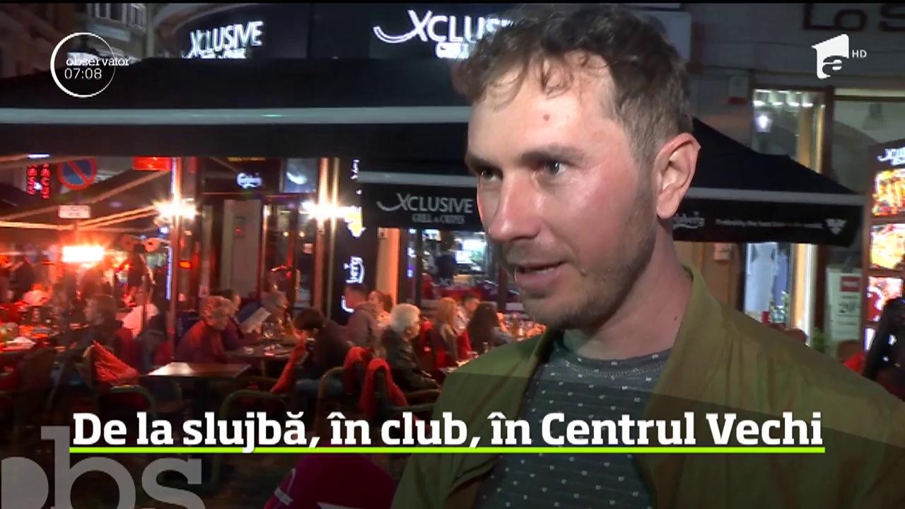 De la slujbă, &icirc;n club, &icirc;n Centrul Vechi