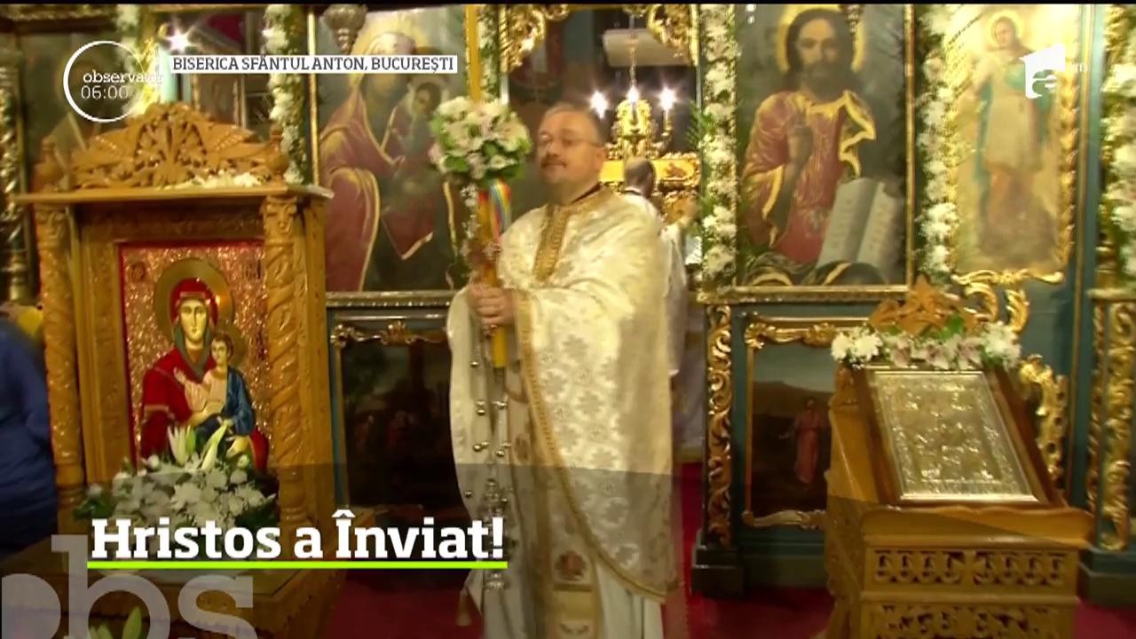Hristos a &icirc;nviat!  Milioane de rom&acirc;ni celebrează astăzi cea mai importantă sărbătoare a creştinătăţii, &Icirc;nvierea Domnului
