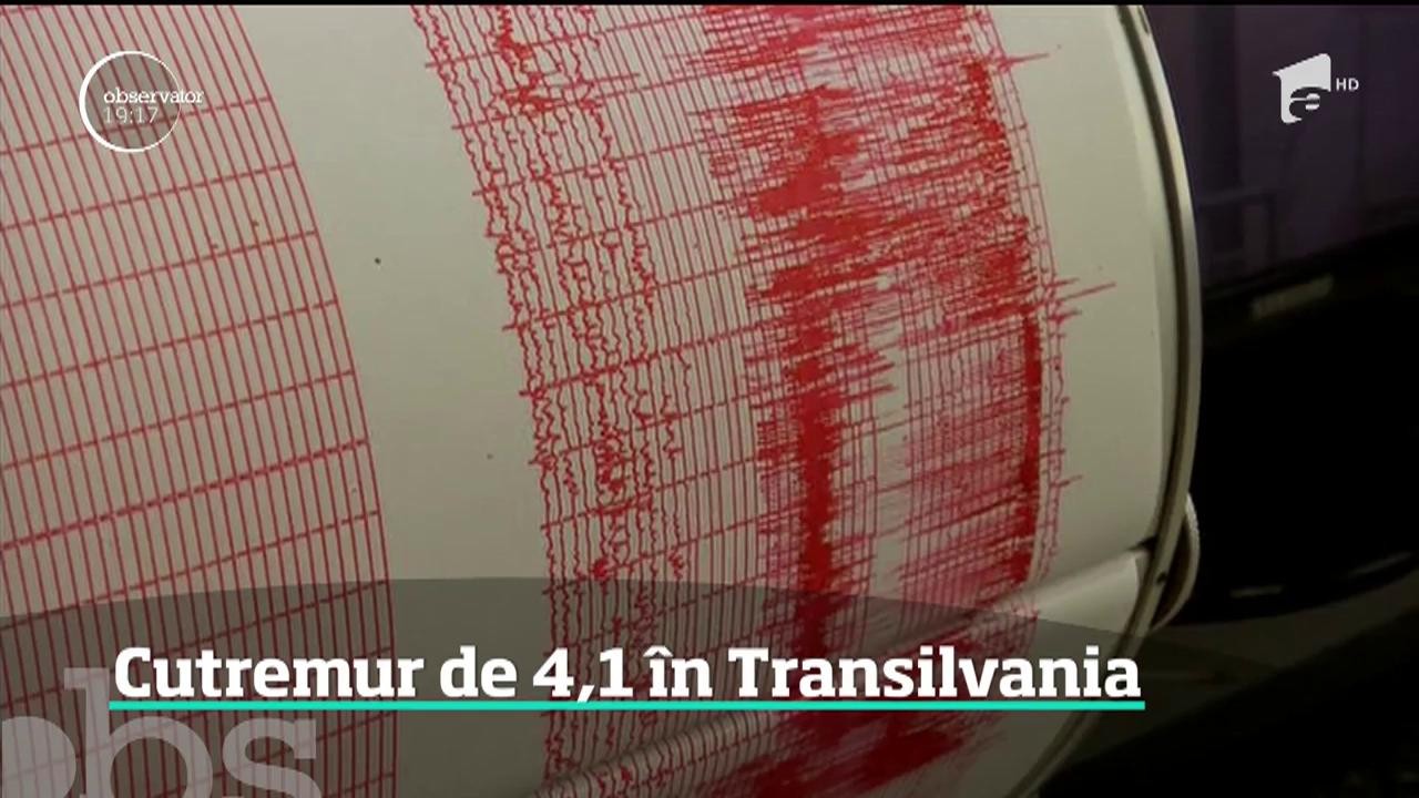 Cutremur puternic &icirc;n Rom&acirc;nia! Seismul a avut 4,1 pe Richter