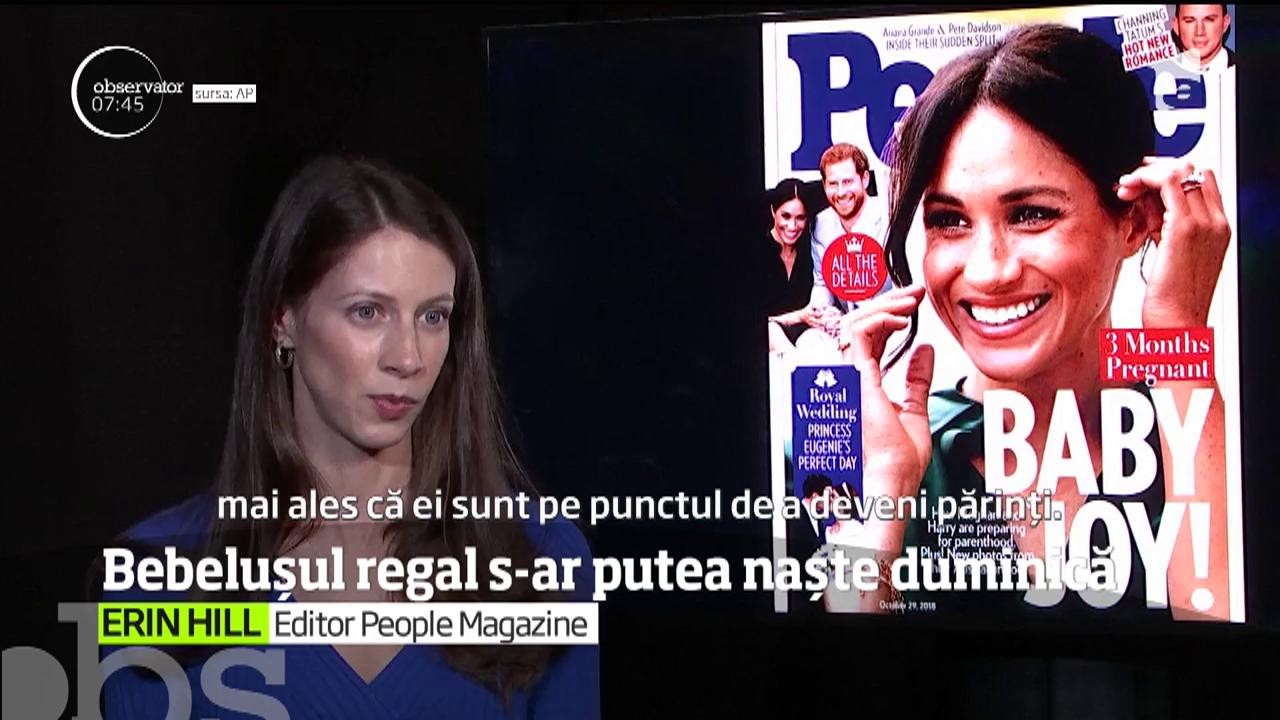 Toată lumea aşteaptă cu nerăbdare naşterea primului copil al prinţului Harry şi al soţiei sale, Meghan