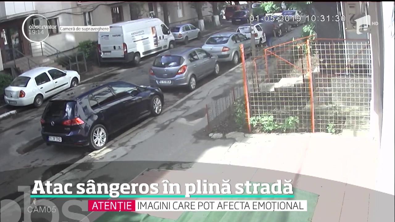 Atac s&acirc;ngeros &icirc;n plină zi, la Iaşi! O femeie a fost &icirc;njunghiată, la &icirc;nt&acirc;mplare, pe stradă