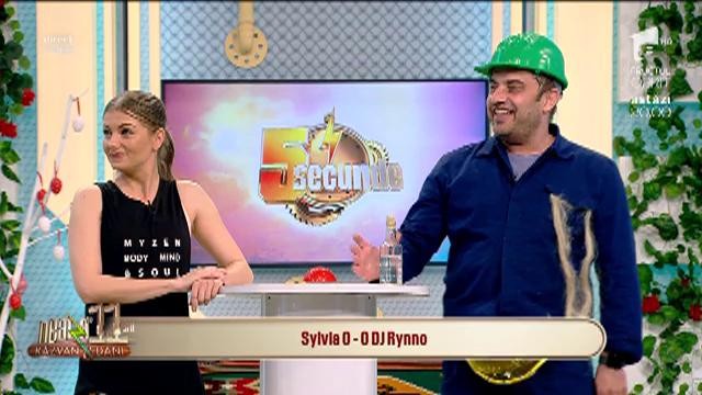Provocarea celor Cinci secunde cu Dj Rynno și Sylvia. Cine a dat cele mai haioase răspunsuri