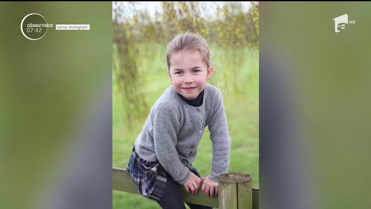 Prinţesa Charlotte, singura fiică a prinţului William, &icirc;mplineşte patru ani