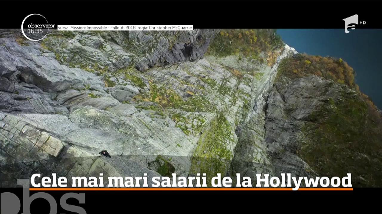 Cele mai mari salarii de la Hollywood