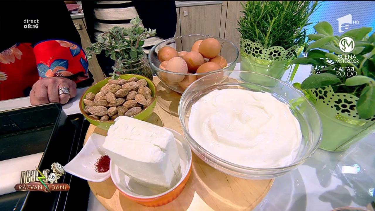 Rețeta zilei. Plăcintă cu v&acirc;rtej - o delicioasă plăcintă cu br&acirc;nză sărată și iaurt