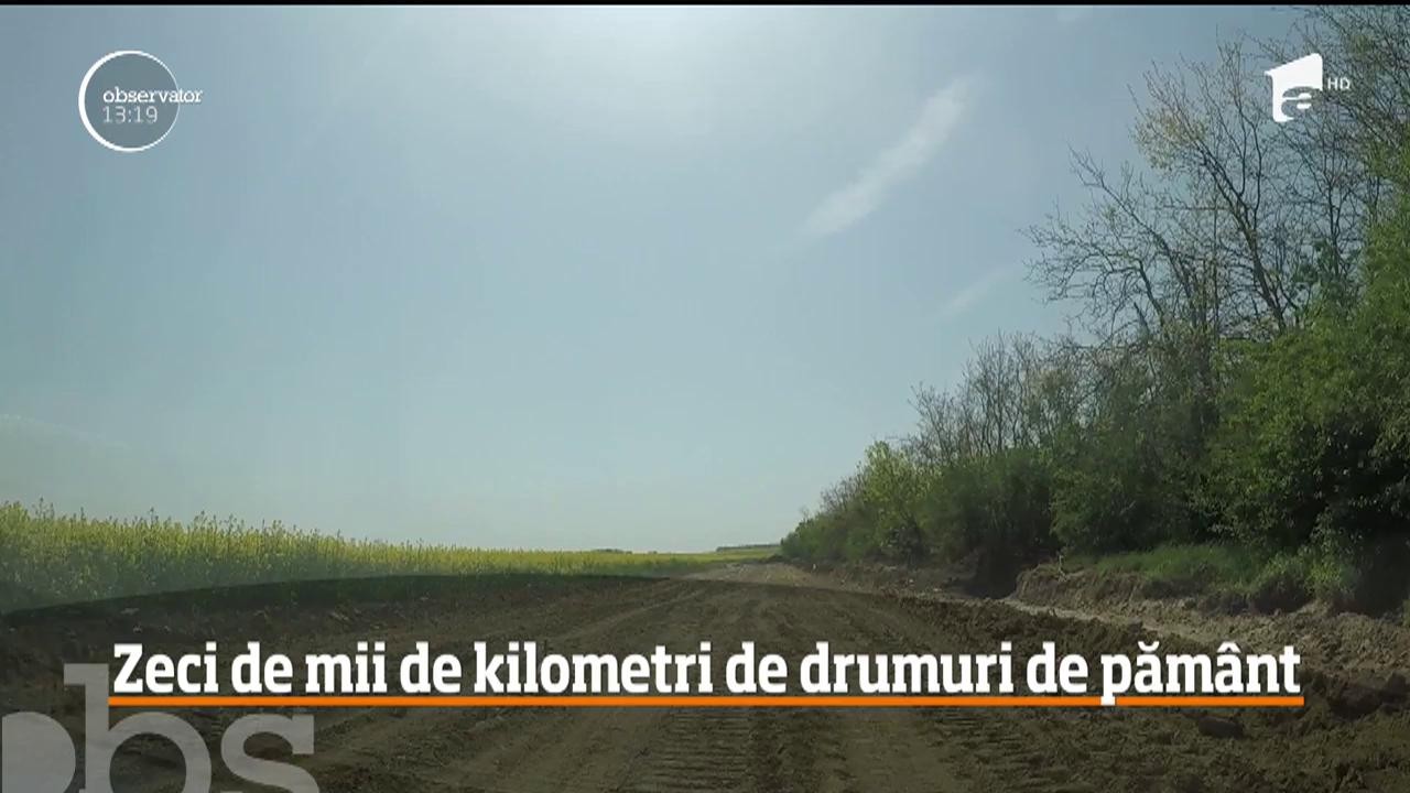 &Icirc;n anul 2019, şoferii rom&acirc;ni &icirc;ncă mai circulă pe zeci de mii de kilometri de drumuri de păm&acirc;nt