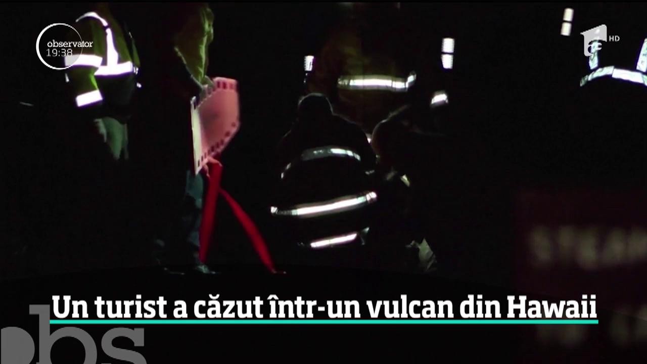 Un turist a căzut &icirc;ntr-un vulcan din Hawaii