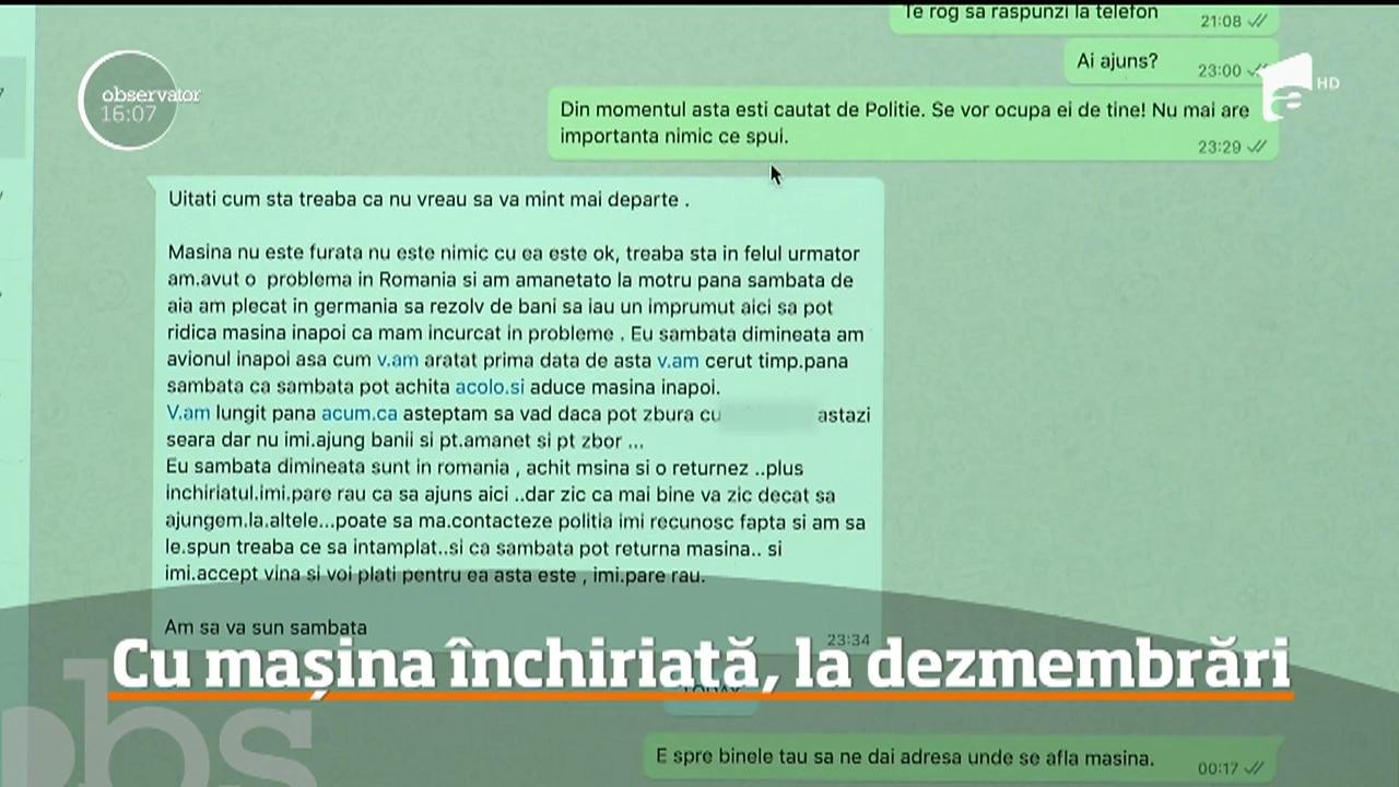 Cu mașina &icirc;nchiriată, la dezmembrări auto