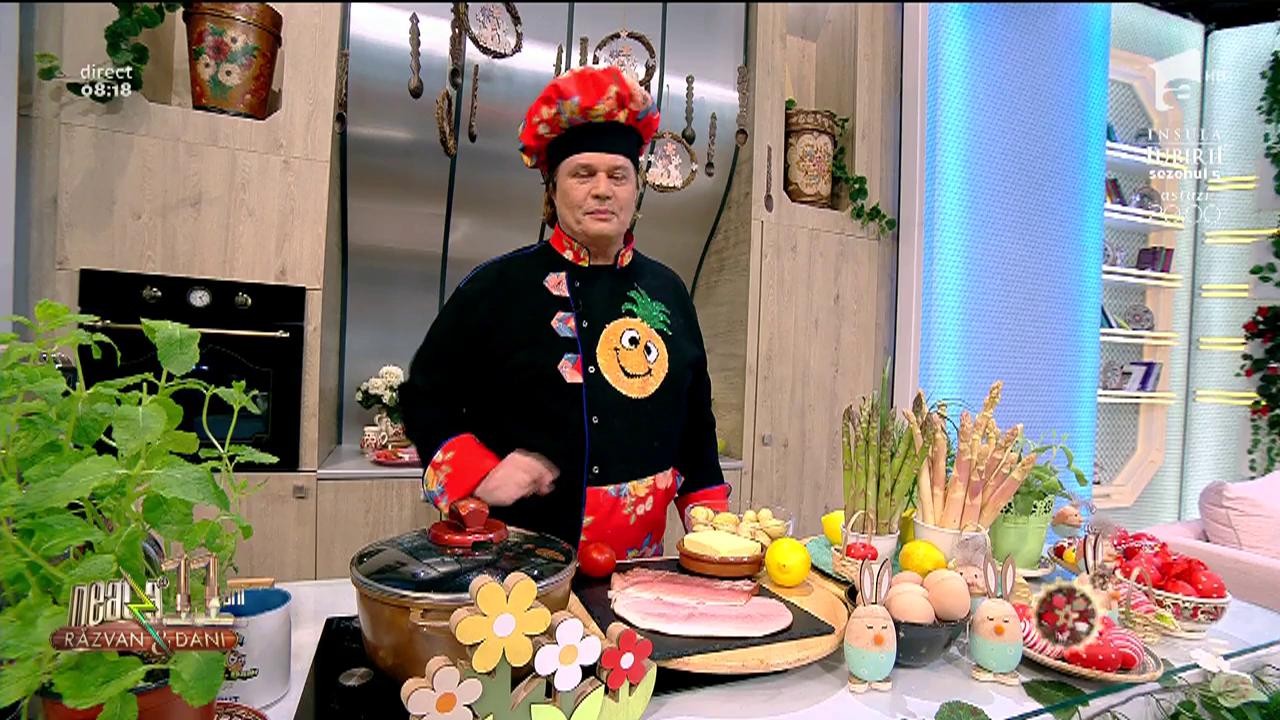 Rețeta zilei. Sparanghel vesel cu sos olandez și cartofi noi