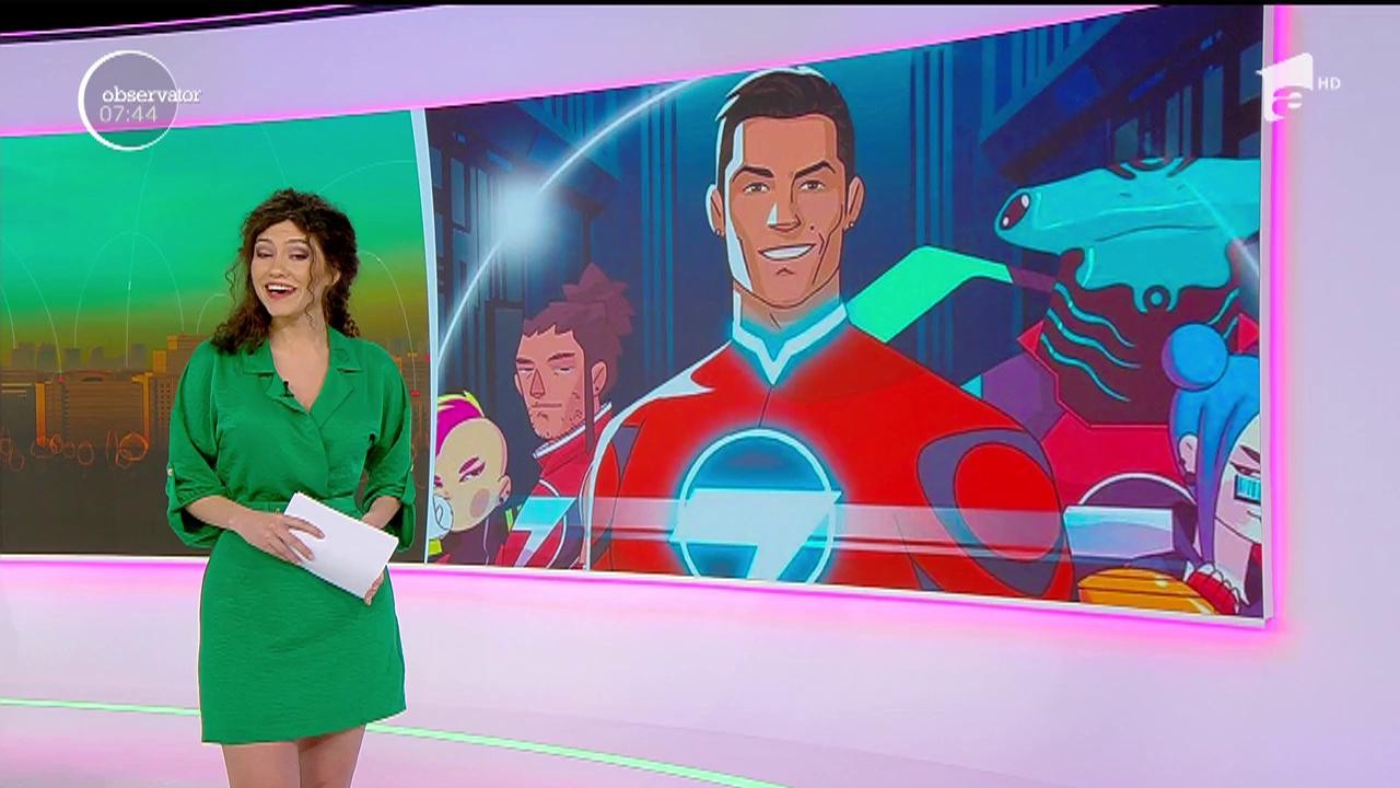 Cristiano Ronaldo se mută de pe terenul de fotbal &icirc;n desenele animate