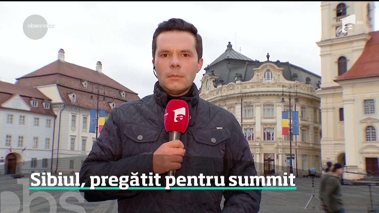 Sibiul se pregăteşte pentru a fi preţ de o zi cel mai important punct de pe harta Europei