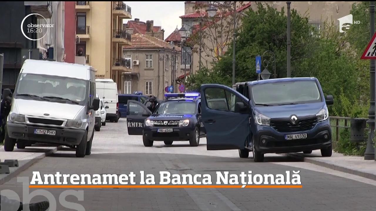&Icirc;n Constanța, o  banala acţiune de livrare a banilor &icirc;n depozitul băncii de stat s-a transformat &icirc;ntr-un adevărat atac armat