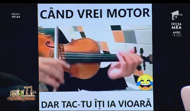 Smiley News. C&acirc;nd vrei motor, dar tac-tu &icirc;ți ia vioară. Ascultă melodia integral și cu atenţie