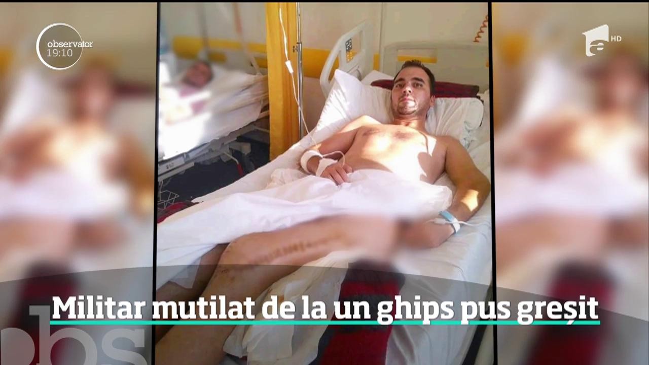 Un militar din Constanţa a fost mutilat &icirc;n spital, după ce a scăpat miraculos cu viaţă dintr-un accident rutier