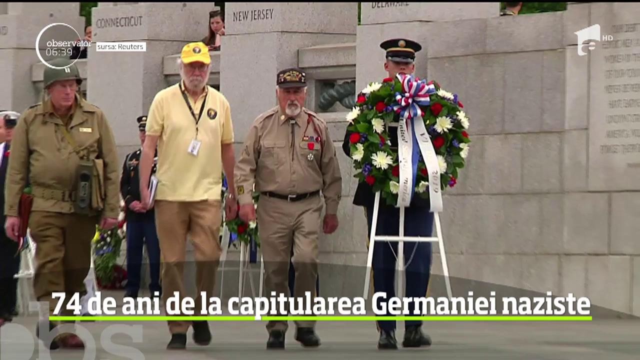 Ceremonii impresionante &icirc;n toată lumea &icirc;n ziua care a marcat 74 de ani de la capitularea Germaniei naziste