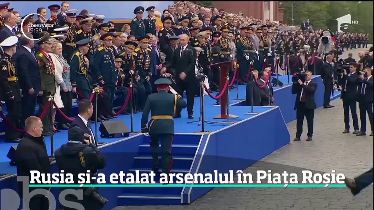 Rusia a făcut o nouă demonstraţie de forţă, la 74 de ani de la victoria &icirc;mpotriva Germaniei naziste