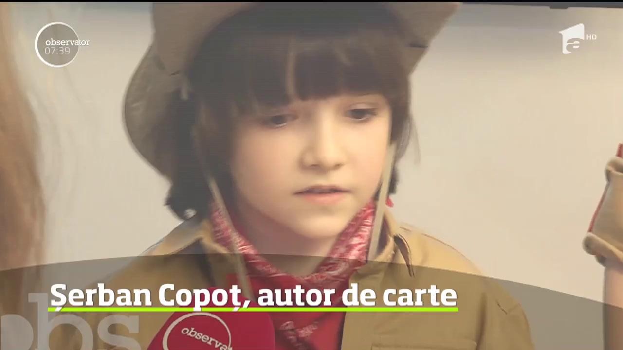 Artistul Şerban Copoţ a lansat prima lui carte, Manualul Exploratorului
