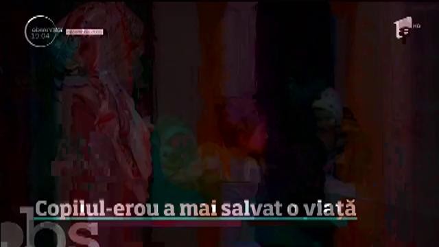 Emi, băieţelul din Vaslui care a trecut prin foc pentru a-şi salva surorile, a salvat un copil de la &icirc;nec