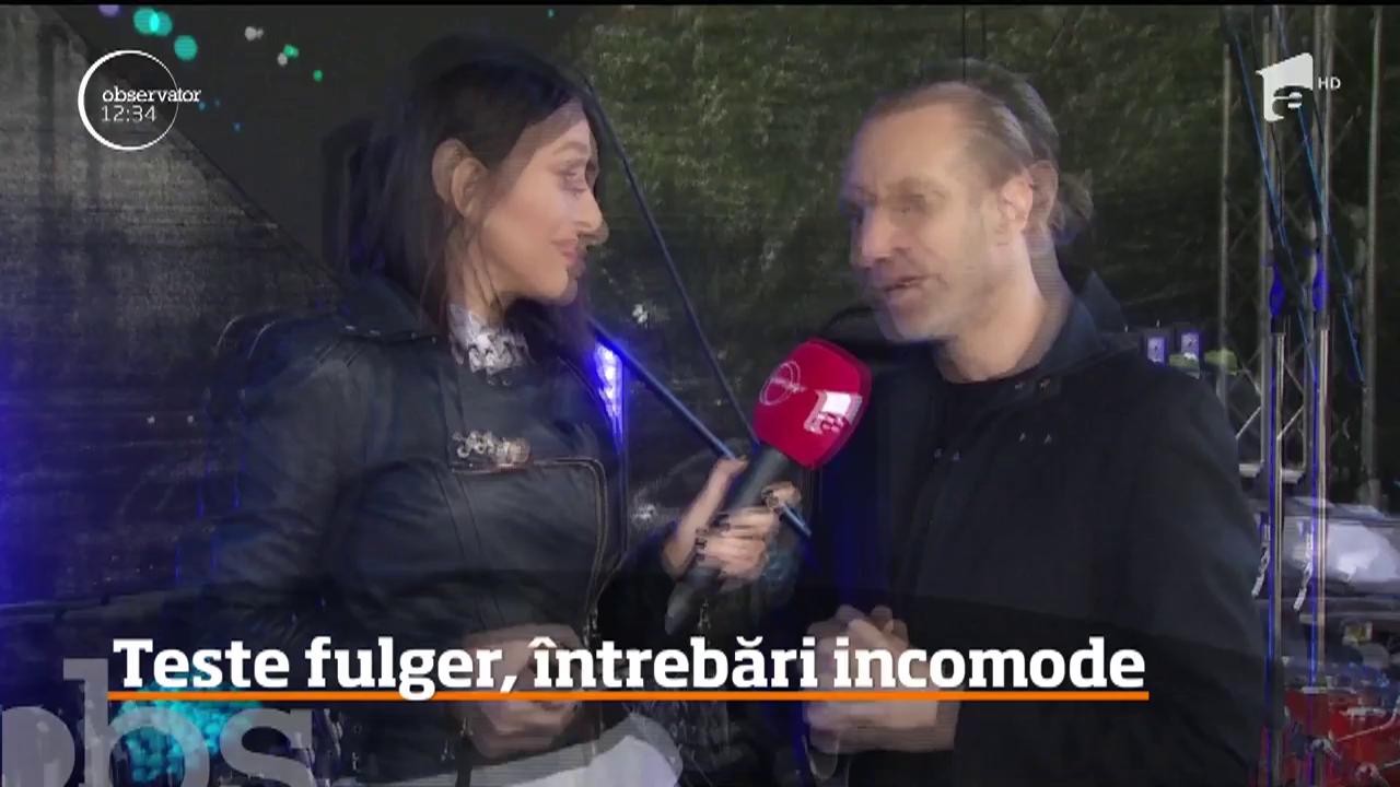 Muzică, &icirc;ntrebări incomode şi c&acirc;teva teste pentru vedetele noastre