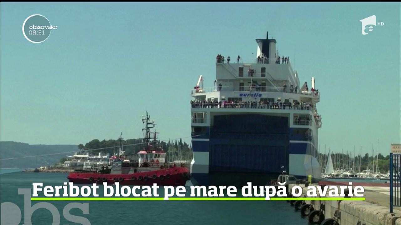 Călătorie de coşmar pentru cei peste 300 de oameni aflaţi la bordul unui feribot &icirc;n Marea Mediterană. Ambarcaţiunea şi-a terminat voiajul cu o &icirc;nt&acirc;rziere de 30 de ore